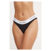 Brazílske nohavičky Calvin Klein Underwear čierna farba, 000QF5981E