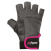 Fitforce PFR01 Fitness rukavice, sivá, veľkosť