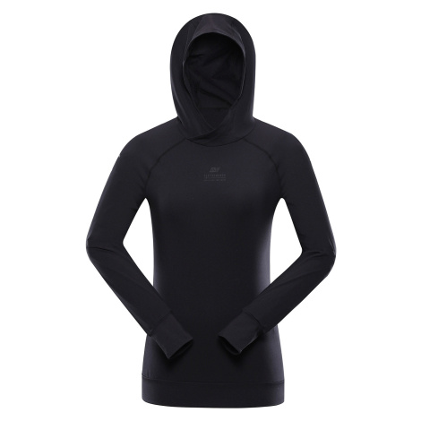 Women's quick-drying sweatshirt ALPINE PRO LIGHTA black