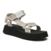 Calvin Klein Jeans Sandále Prefresato Sandal Webbing Mesh YW0YW00969 Béžová