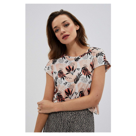 Blouse with a floral pattern Moodo