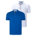 DUAL SET T8582 DEWBERRY MENS T-SHIRT-WHITE-SAKS