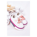 Children's Sneakers With Welt White Pink Baxter