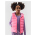 Girls' 4F Synthetic Down Down Vest - Pink