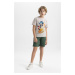 DEFACTO Boy's Basic Pique Shorts