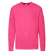 Pink Men's Sweatshirt Lightweight Set-in-Sweat Sweat Fruit of the Loom