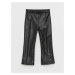 LC Waikiki Leather Look Baby Girl Trousers with Elastic Waist