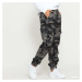 Kalhoty Urban Classics Ladies High Waist Camo Cargo Pants Grey Camo