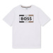 Boss Súprava tričko a športové šortky J28111 M Biela Regular Fit