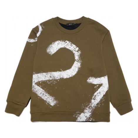 Mikina No21 Over Sweat-Shirt Mustard Yellow