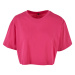 Build Your Brand Dámske krátke tričko BY264 Hibiskus Pink