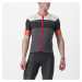 CASTELLI Cyklistický dres s krátkym rukávom - SEZIONE - šedá/čierna/oranžová