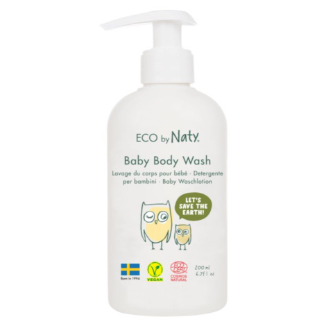 ECO by Naty Baby Body Wash čistiaci a umývací gél pre deti a bábätká
