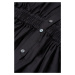 Šaty Karl Lagerfeld Huns Pick Shirt Dress Čierna