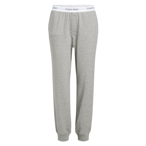 Calvin Klein Underwear Pyžamové nohavice  sivá / biela