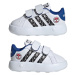 Chlapčenská rekreačná obuv ADIDAS Grand Court 2.0 Spider-Man CF I white core black royal blue