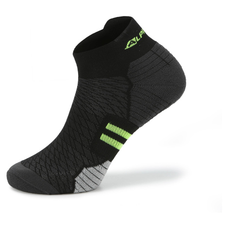 Unisex socks with antibacterial treatment ALPINE PRO DON neon safety yellow