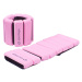 Sportago Fity Groove silikonové závaží na kotníky 2x0,5 kg, ružové