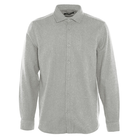Trendyol Men's Gray Regular Fit Shirt