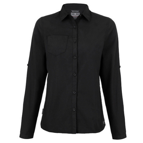 Craghoppers Expert Dámska košeľa s dlhým rukávom CES002 Black