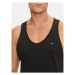 Tommy Hilfiger Súprava 3 tank topov UM0UM03387 Čierna Regular Fit