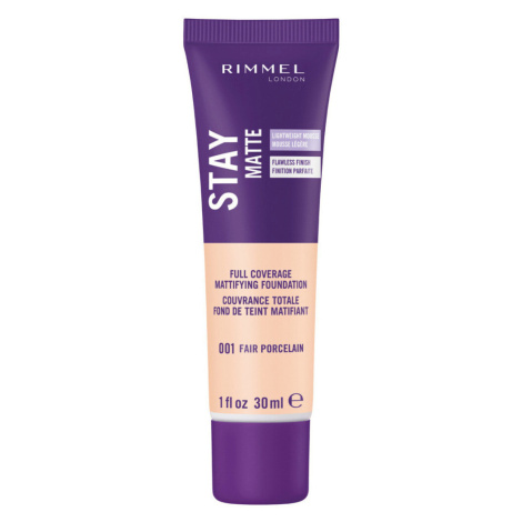 Rimmel London  Stay Matte Liquid Mousse Foundation - 01 Fair Porcelain  Make-upy a podkladové bá