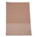 DAVID FUSSENEGGER - DF MARE KIDS Detská deka Honeycomb with Stripes Cork 70 x 90 cm