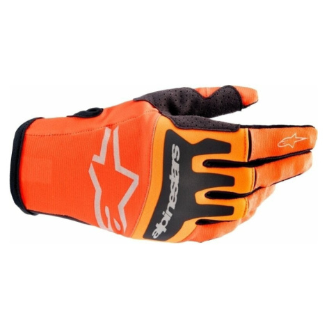 Alpinestars Techstar Gloves Hot Orange/Black Rukavice