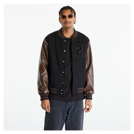 New Era Heritage Varsity Jacket UNISEX Black/ Brown