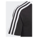 Adidas Tričko Essentials 3-Stripes Cotton Loose Fit Boyfriend T-Shirt H44670 Čierna Loose Fit