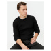 Koton Slim Fit Sweater Knitwear Textured Collar Detailed Long Sleeve