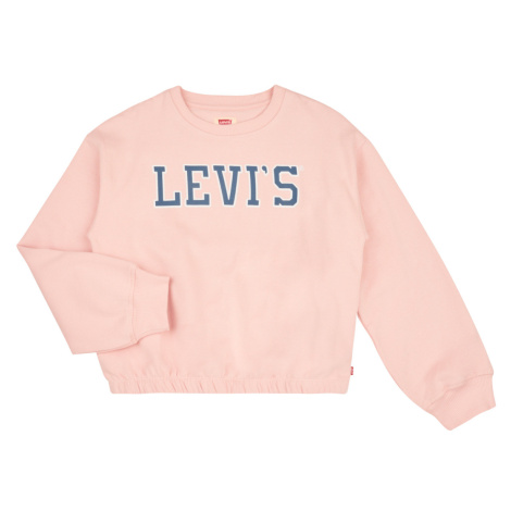 Levis  LVG ELASTIC CREW  Mikiny Ružová Levi´s