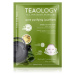Teaology Face Mask Green Tea AHA plátenná maska s čistiacim a osviežujúcim účinkom na tvár a krk