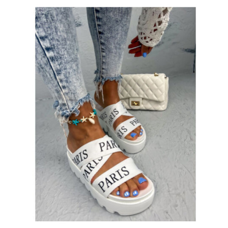 Platformové šľapky PARIS