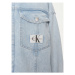 Calvin Klein Jeans Džínsová bunda J20J222791 Modrá Oversize