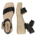 espadrij l´originale Remienkové sandále 'LYON HIGH'  čierna