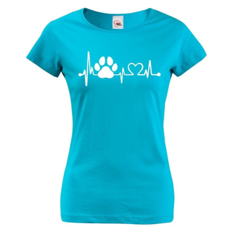 Dámske tričko pre psíčkarky Tep psíka - skvelý darček