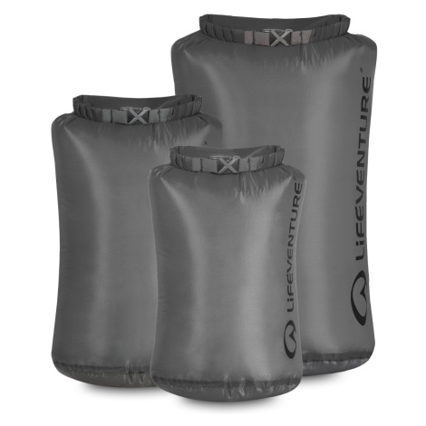 Lodný vak LifeVenture Ultralight Dry Bag Multipack Farba: sivá