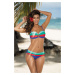 Taylor Oltremare-Seafoam Glow Maldive-Granatina M-350 Sapphire-Green-Orange Swimsuit