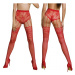 Pančuchy Passion ECO S004 red - stocking Farba: Červená