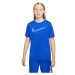 Nike NK DF HBR SS TOP Chlapčenské tričko, modrá, veľkosť