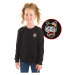 Denokids Ladybug Girl's Black Sweatshirt