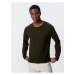 Koton Basic Knitwear Sweater Textured Round Neck Slim Fit