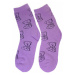 Thermo fialové ponožky TEDY