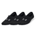 Ponožky UNDER ARMOUR 3 PACK-UA Breathe Lite Ultra Low-BLK