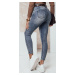 Dámske modré skinny džínsy JEANSPURE UY2307