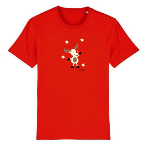 Detské tričko Sob vianočný červené