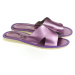 Dámske fialové kožené papuče ANETA2