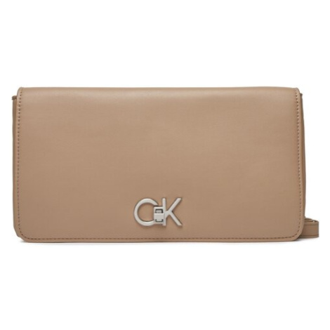 Calvin Klein Kabelka Re-Lock Double Gusette K60K611336 Béžová