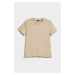 TRIČKO GANT REG TONAL SHIELD SS T-SHIRT CONCRETE BEIGE